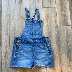 Madewell short overalls